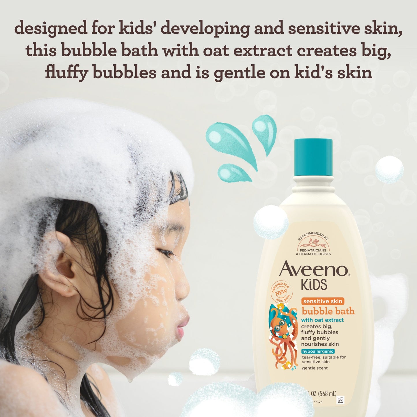 Aveeno Kids Sensitive Skin Bubble Bath