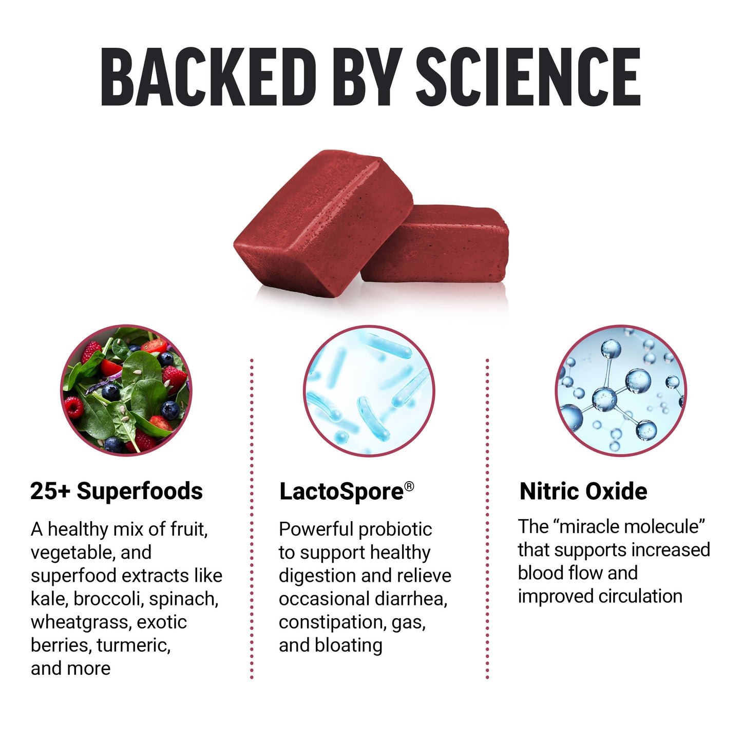 Force Factor Smarter Greens Super Food Soft Chews - Summer Berry