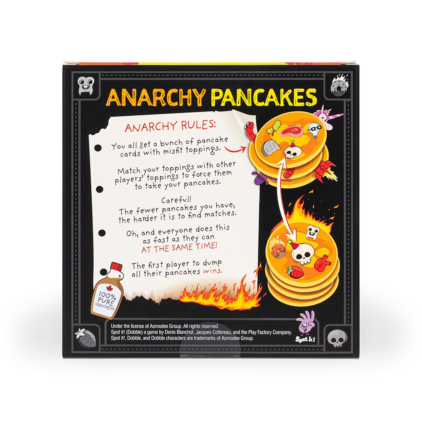 Anarchy Pancakes Party Card Game