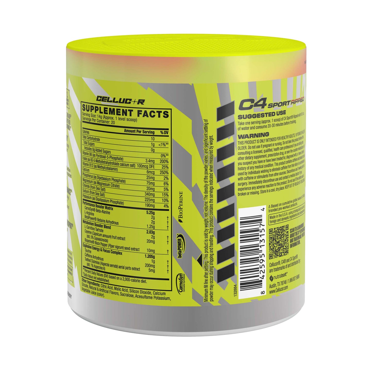 C4 Sport Pre-Workout - Ripped Strawberry Watermelon