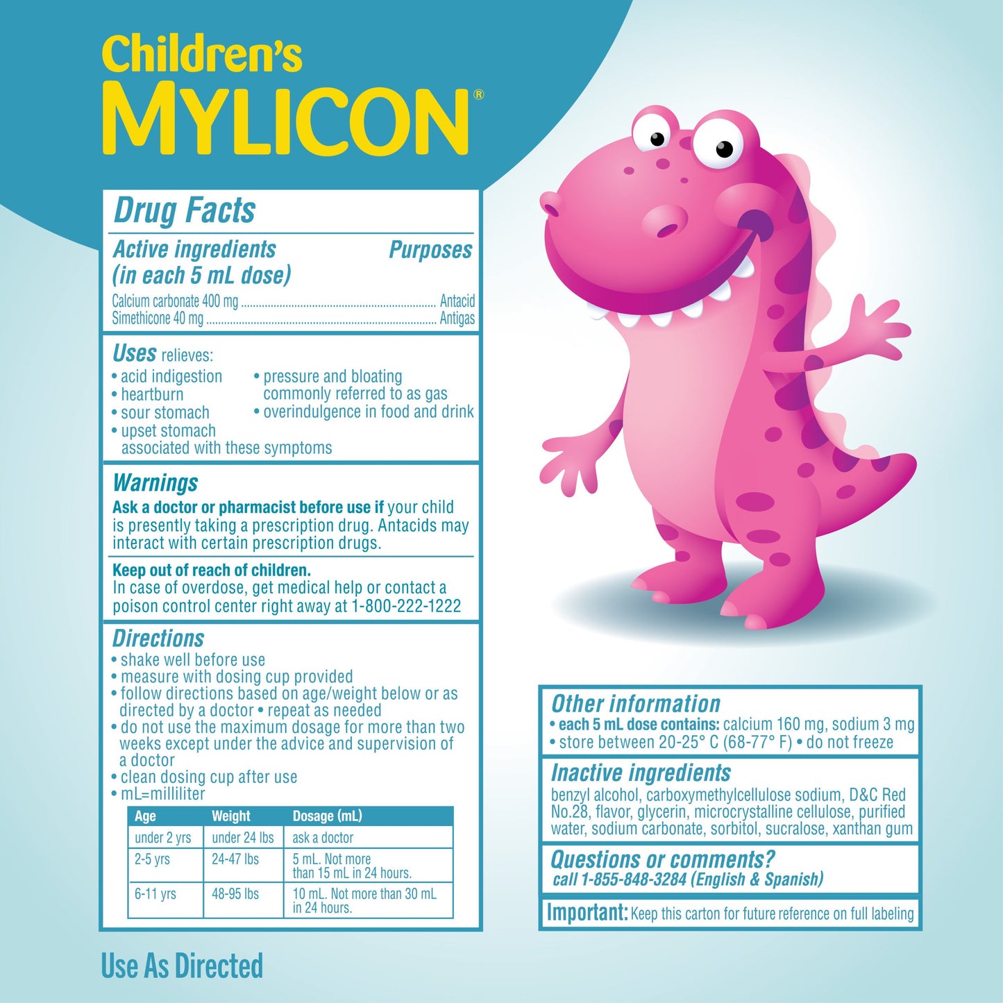 Mylicon Children's All-In-One Tummy Relief For Kids