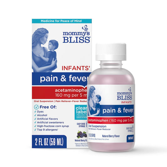 Mommy's Bliss Infants' Pain And Fever Reducer - Natural Berry