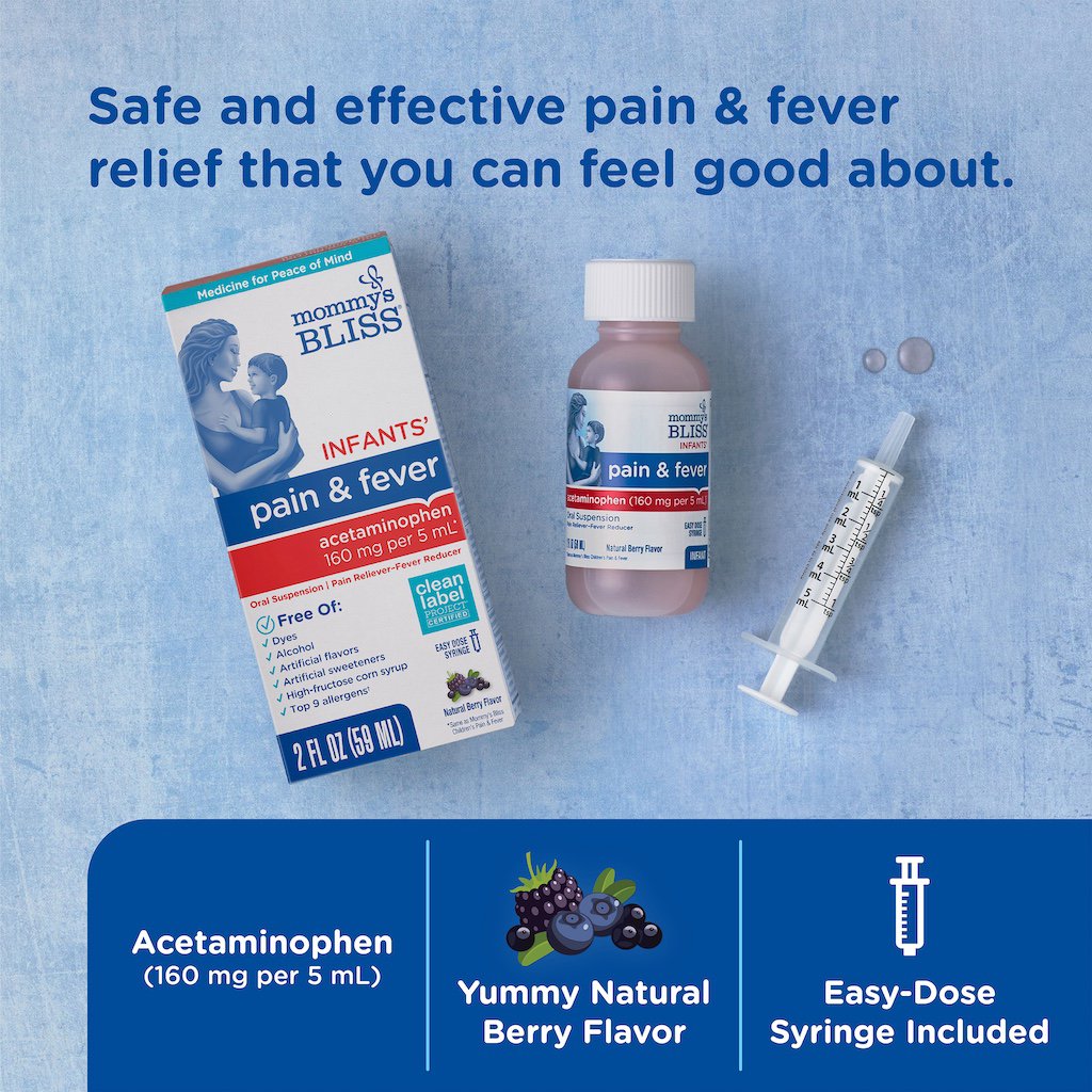 Mommy's Bliss Infants' Pain And Fever Reducer - Natural Berry