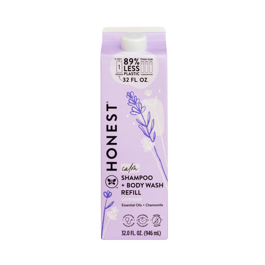 The Honest Company Calm Shampoo + Body Wash Refill - Lavender