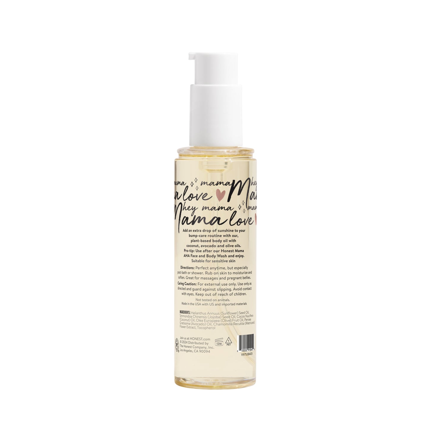 The Honest Company Glow On Body Oil - Unscented