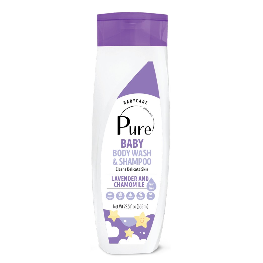 Pure Baby Body Wash & Shampoo - Lavender & Chamomile