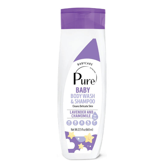 Pure Baby Body Wash & Shampoo - Lavender & Chamomile