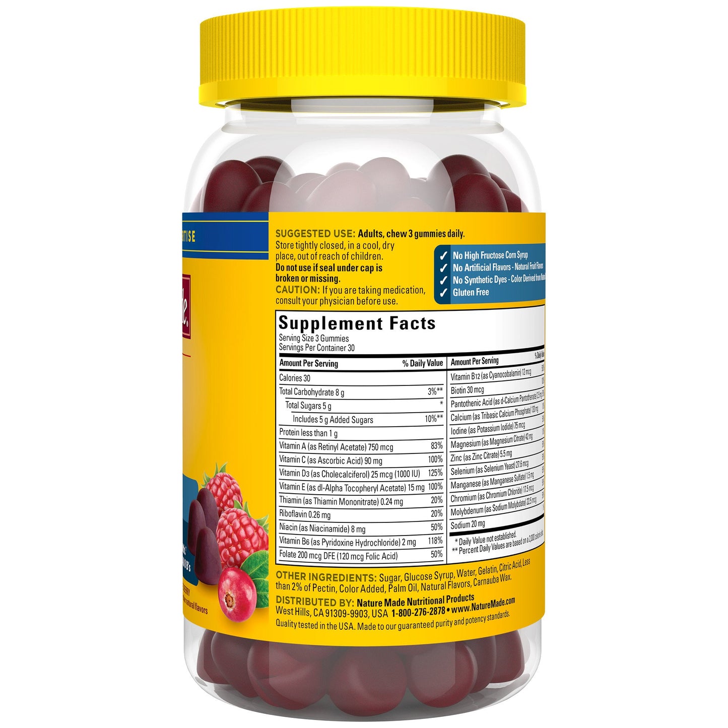 Nature Made Advanced Multi For Him Gummies - Mixed Berry