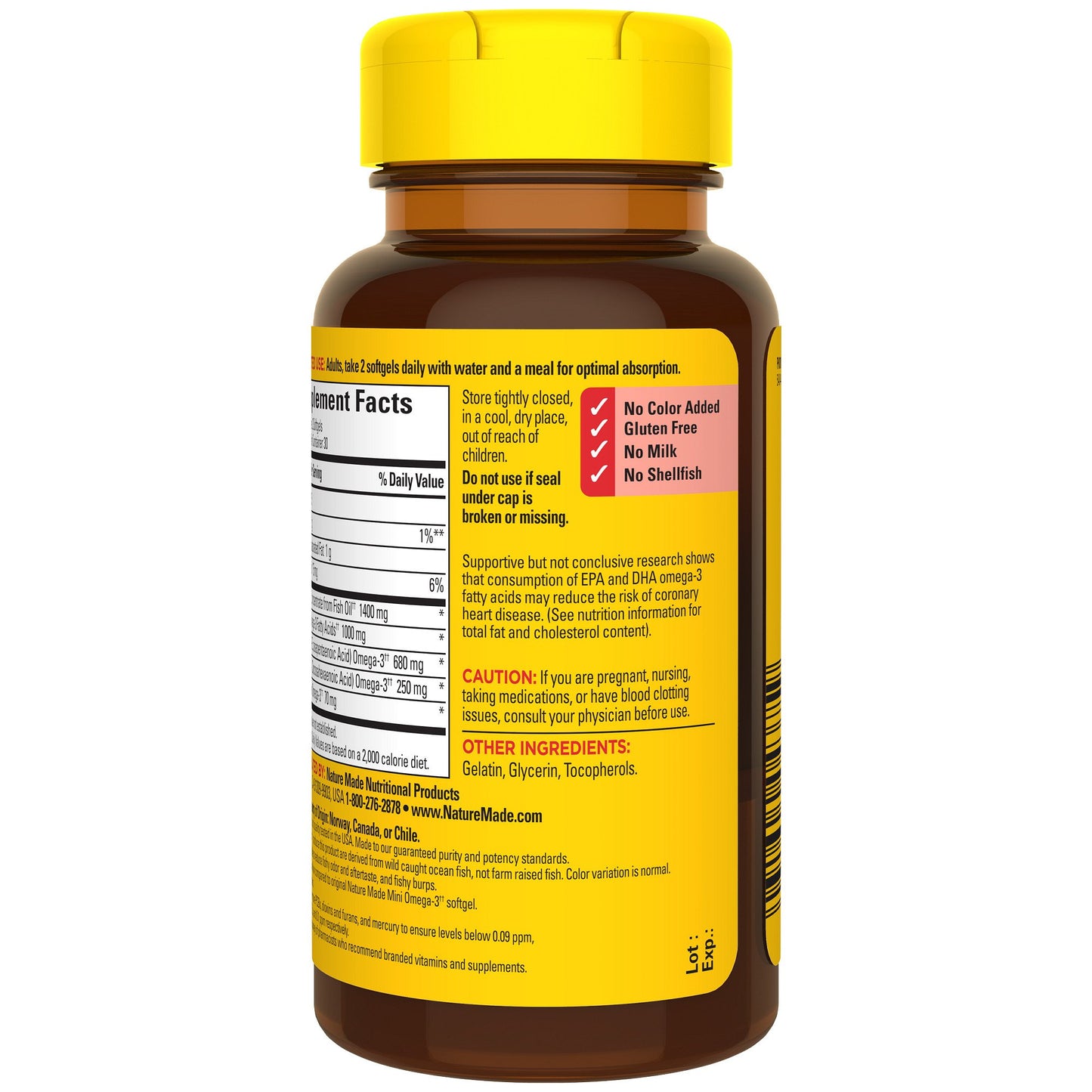 Nature Made Fish Oil Minis Extra Strength 1400 mg Softgels