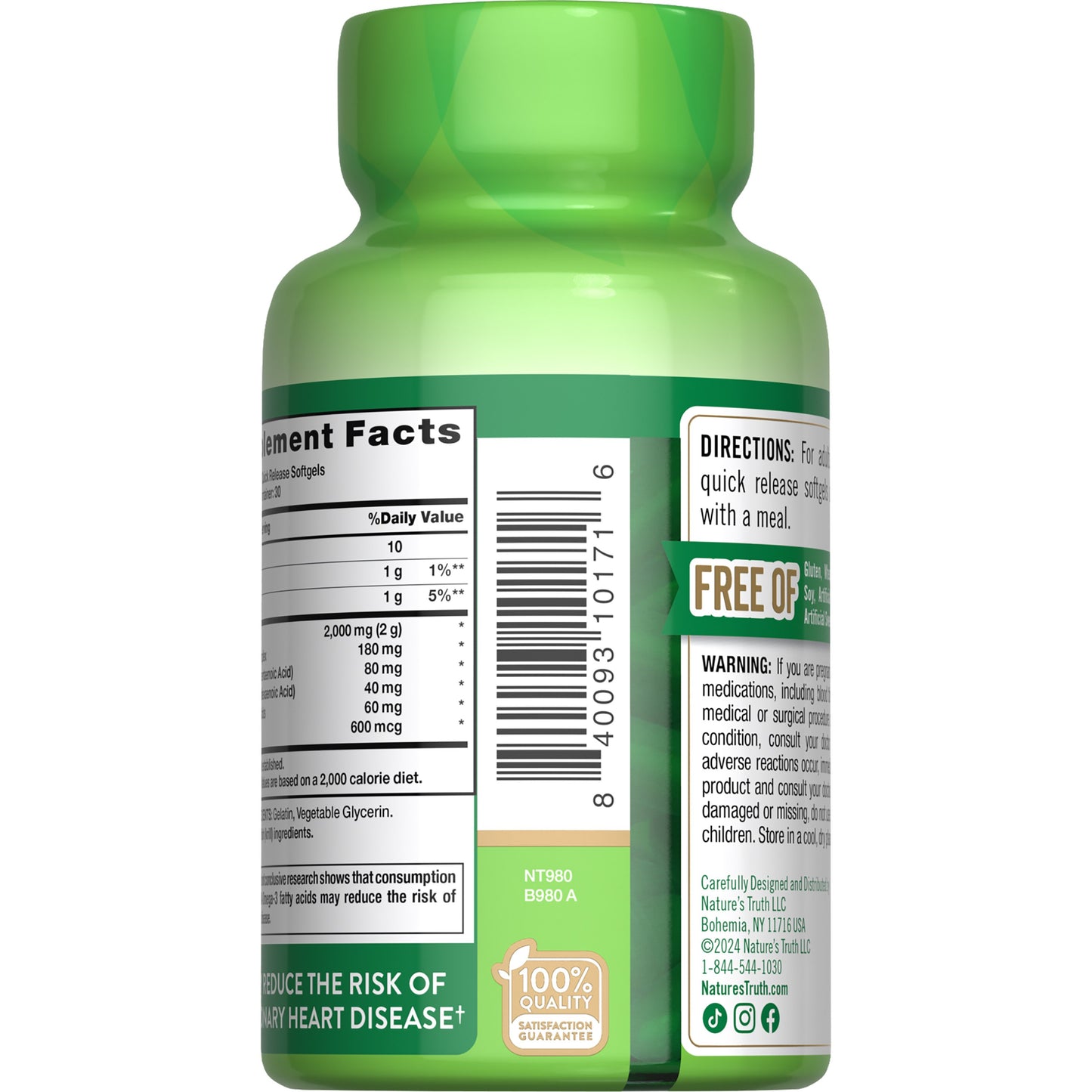 Nature's Truth Antarctic Krill Oil - 2000 mg