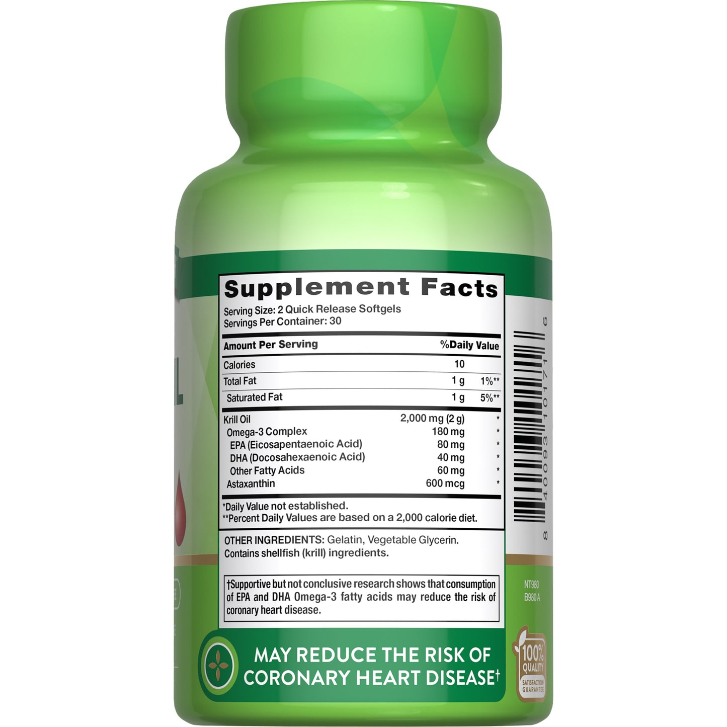 Nature's Truth Antarctic Krill Oil - 2000 mg