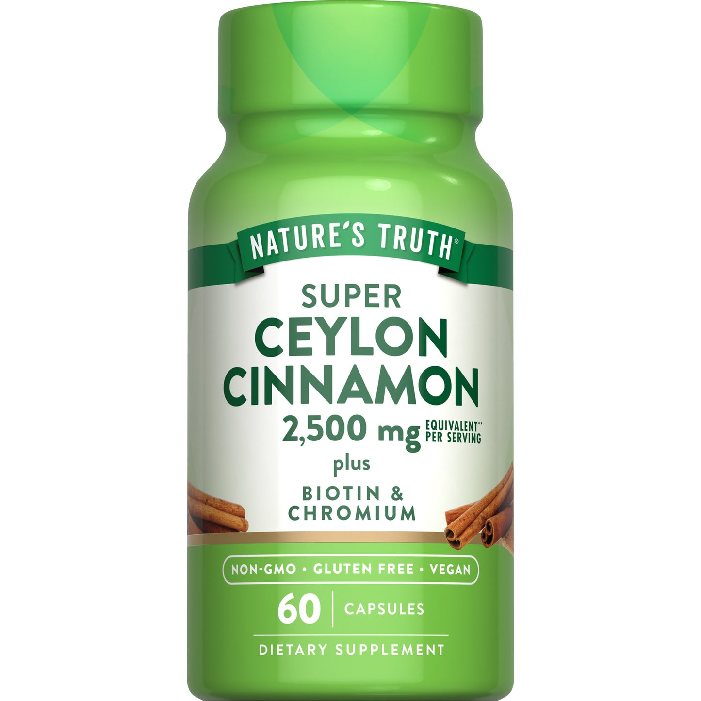 Nature's Truth Super Cinnamon 1500 mg Quick Release Capsules