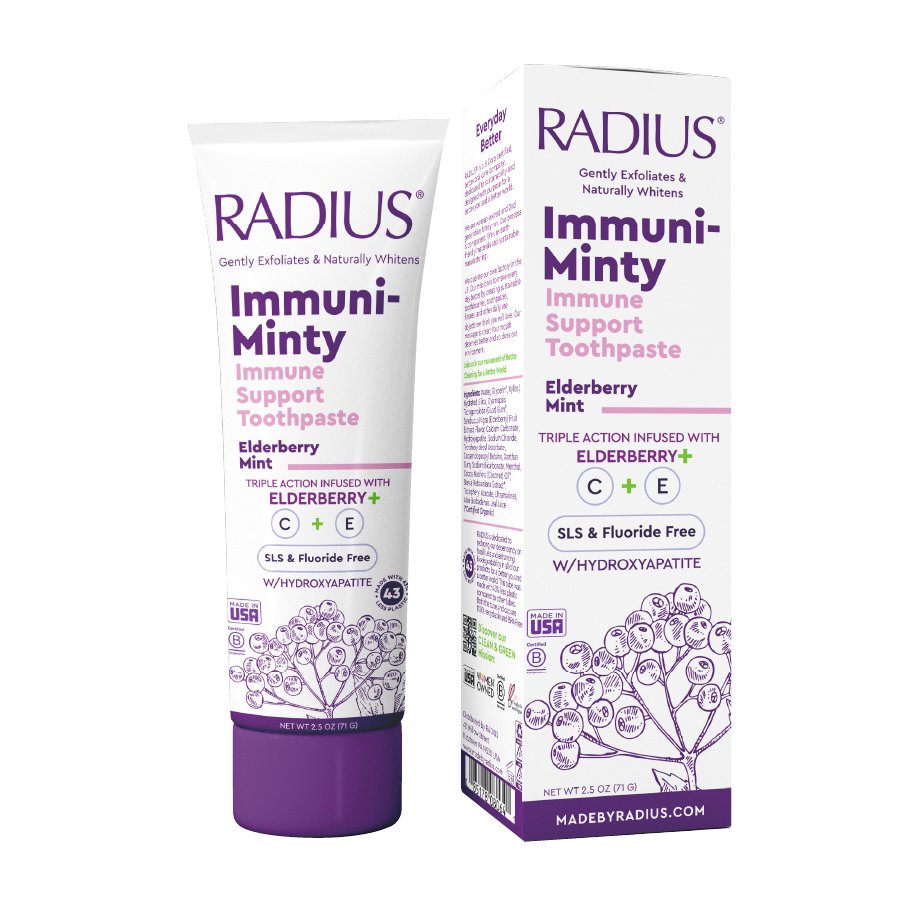 Radius Immune Support Toothpaste - Elderberry Mint
