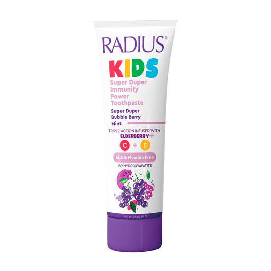 Radius Kids Immunity Power Toothpaste - Super Duper Bubble Berry Mint