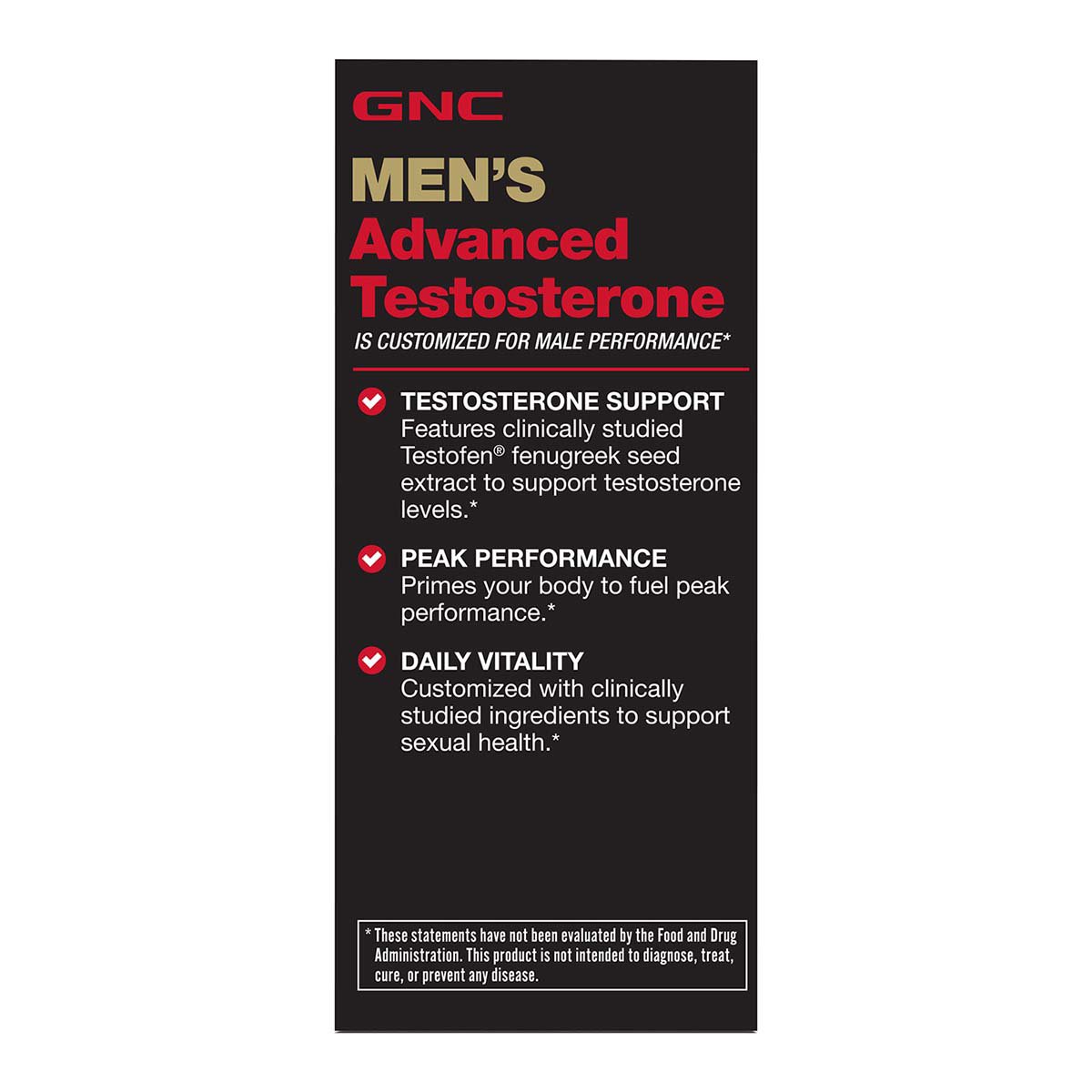 GNC Men's Advanced Testosterone Capsules