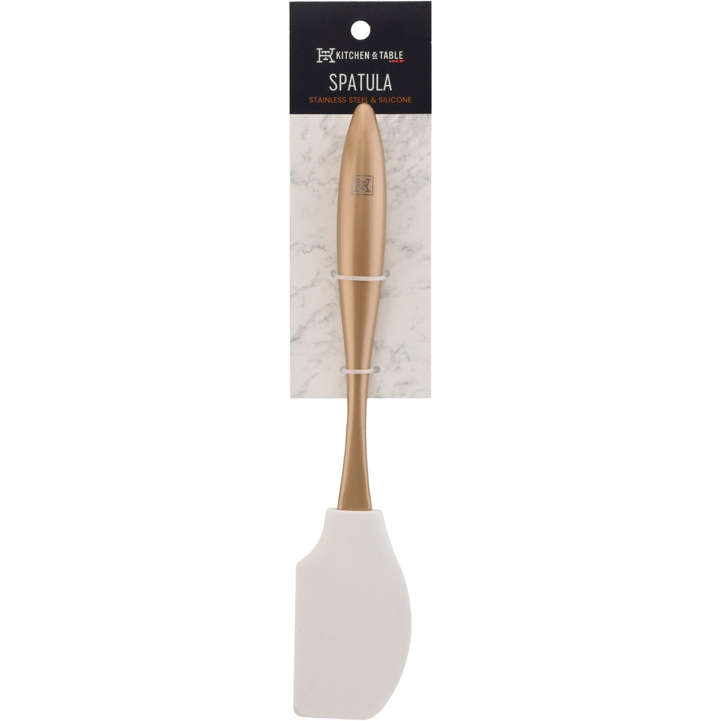 Kitchen & Table by H-E-B Stainless Steel & Silicone Spatula - Gold
