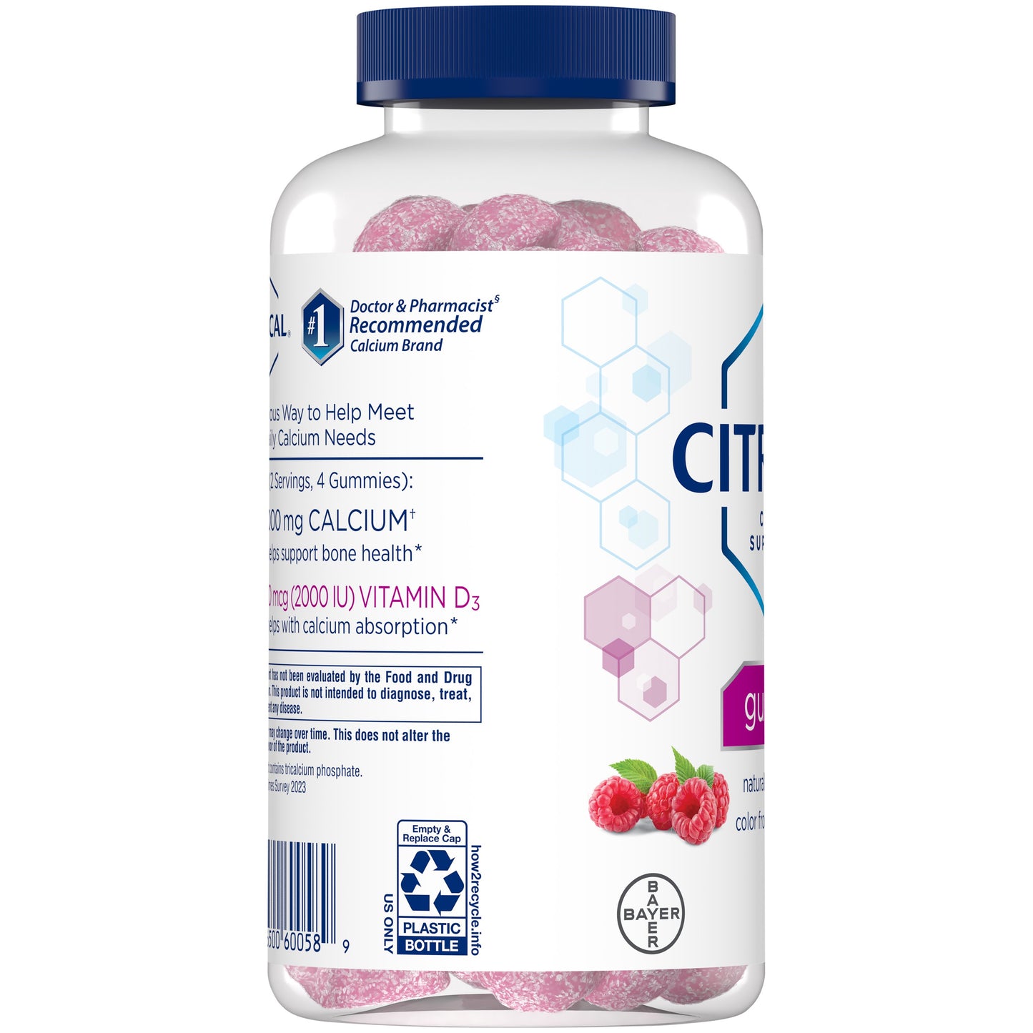 Citracal Calcium Supplement Gummies - Raspberry