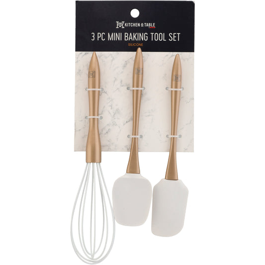 Kitchen & Table by H-E-B Silicone Mini Baking Tool Set - Gold