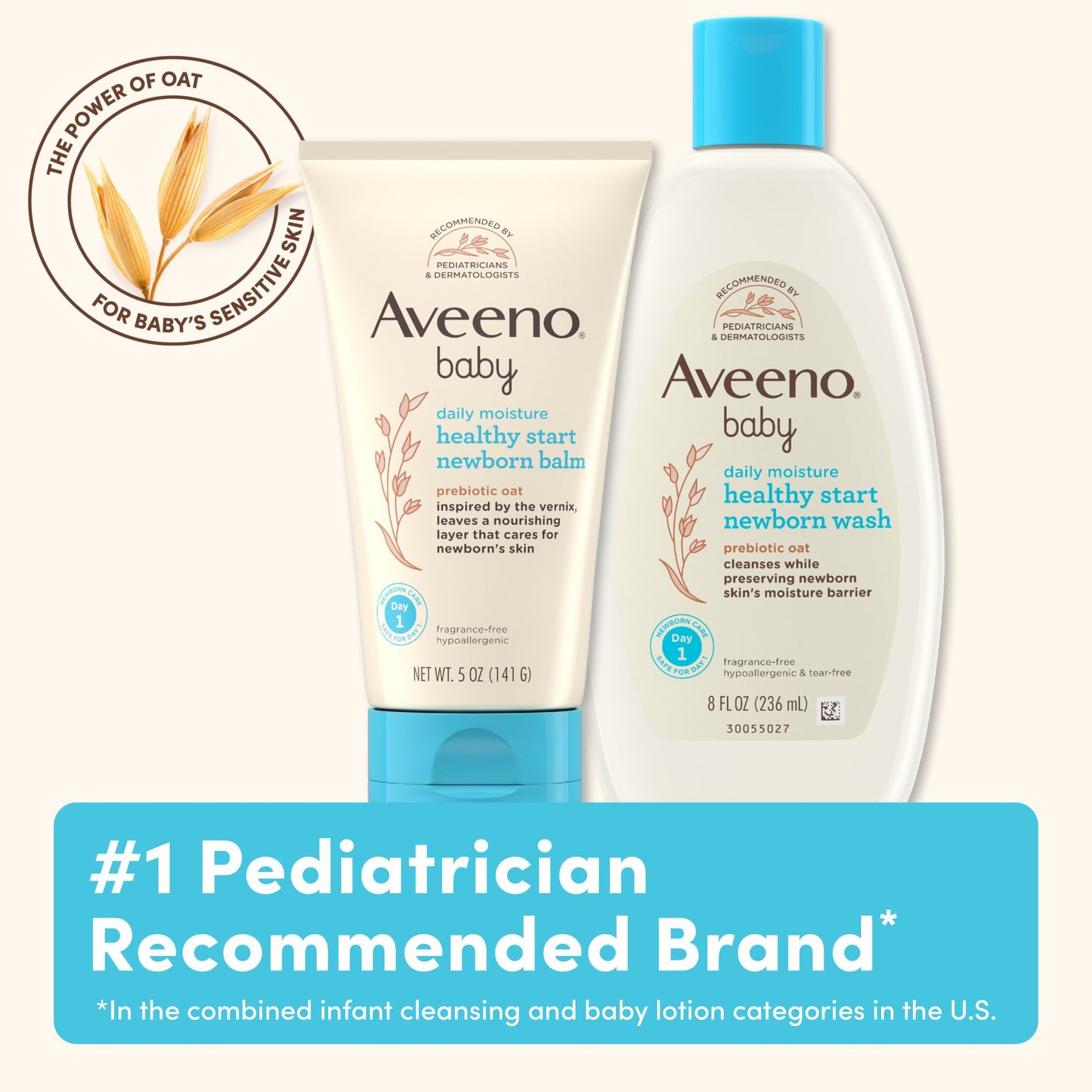 Aveeno Baby Baby Daily Moisture Healthy Start Newborn Wash