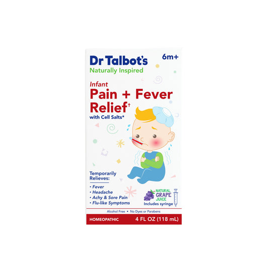 Dr. Talbot's Infant Pain + Fever Relief Liquid - Natural Grape Juice
