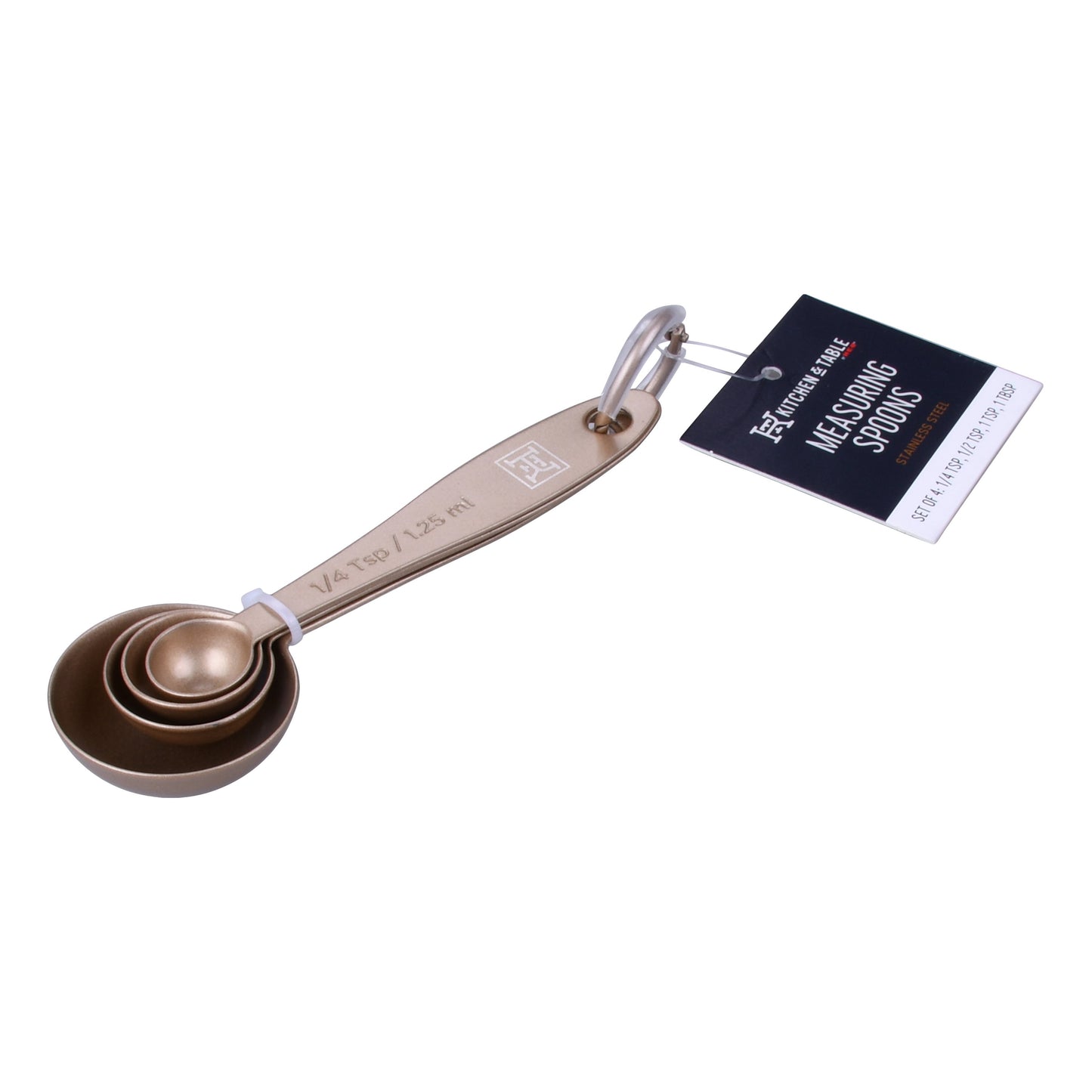 Kitchen & Table by H-E-B Measuring Spoons - Gold
