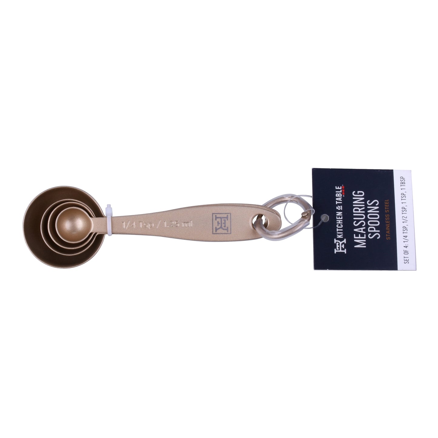 Kitchen & Table by H-E-B Measuring Spoons - Gold