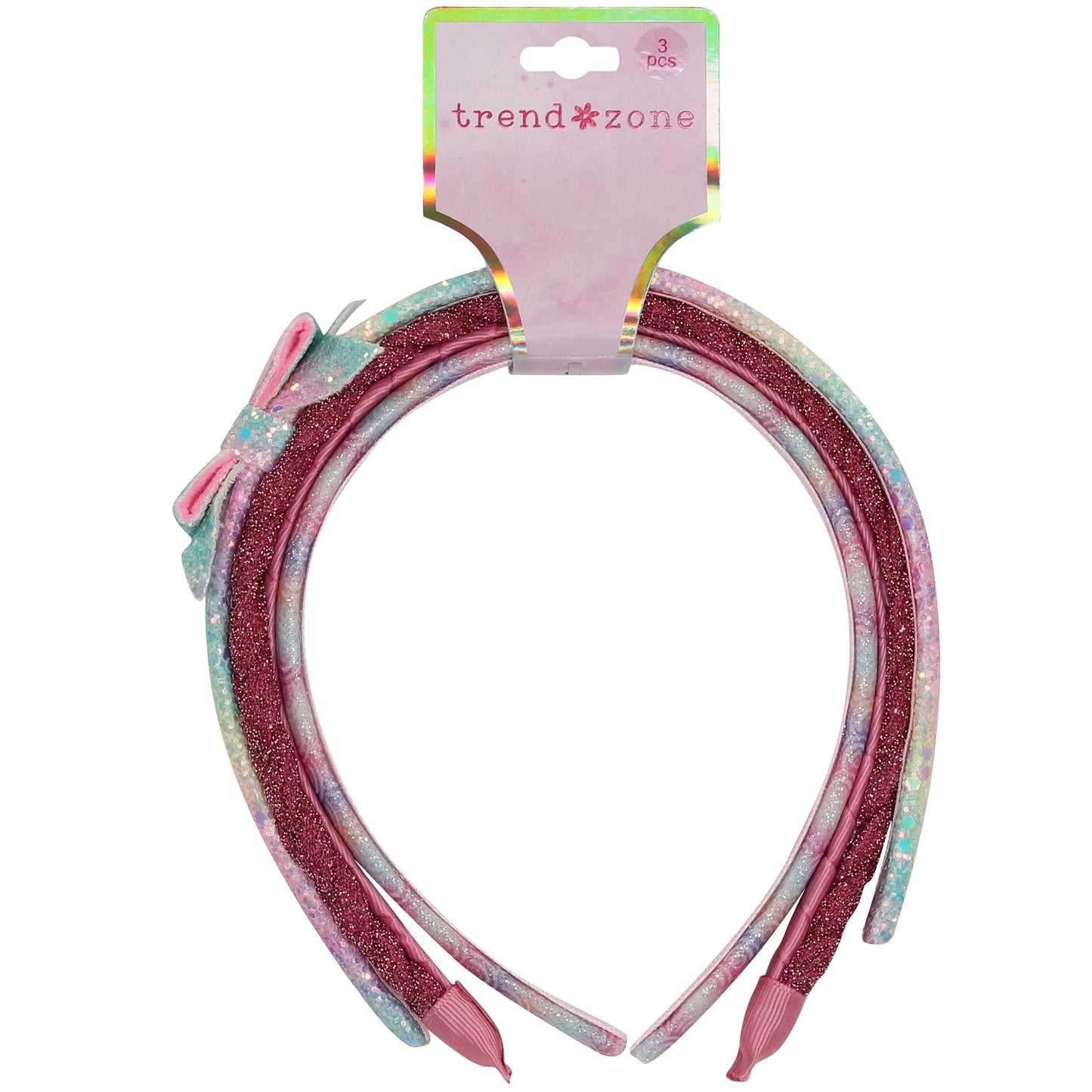 Trend Zone Trio Assorted Glitter Headbands