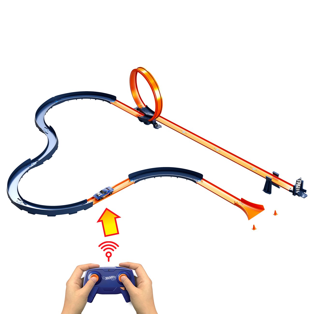 Hot Wheels RC Speed Challenge Playset
