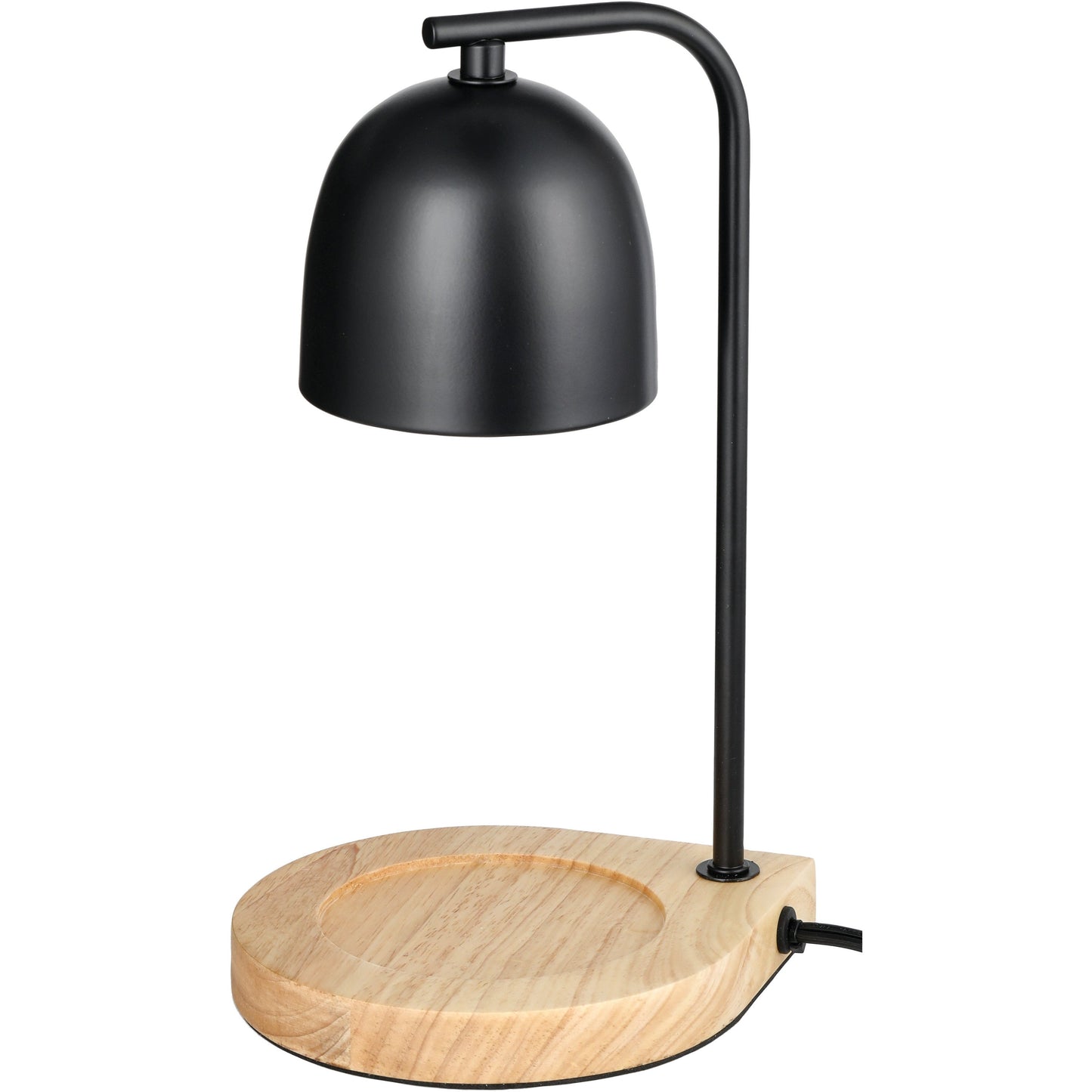 Haven + Key Candle Warmer - Black with Wood Base