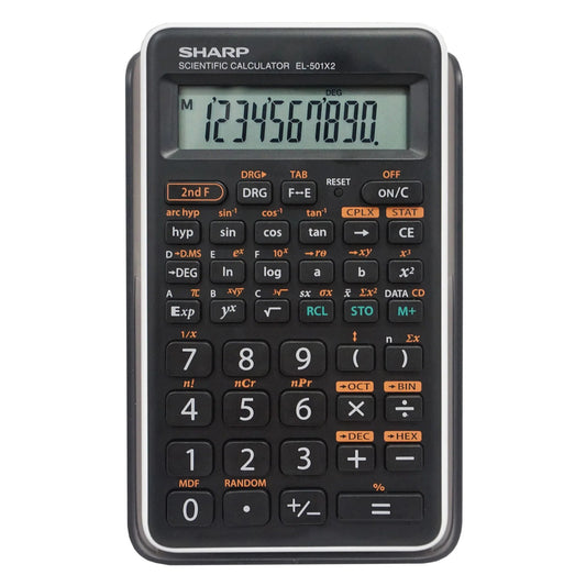 Sharp EL-501X2B-WH Scientific Calculator
