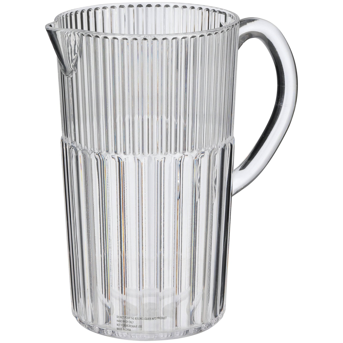 our goods Plastic Striped Pitcher