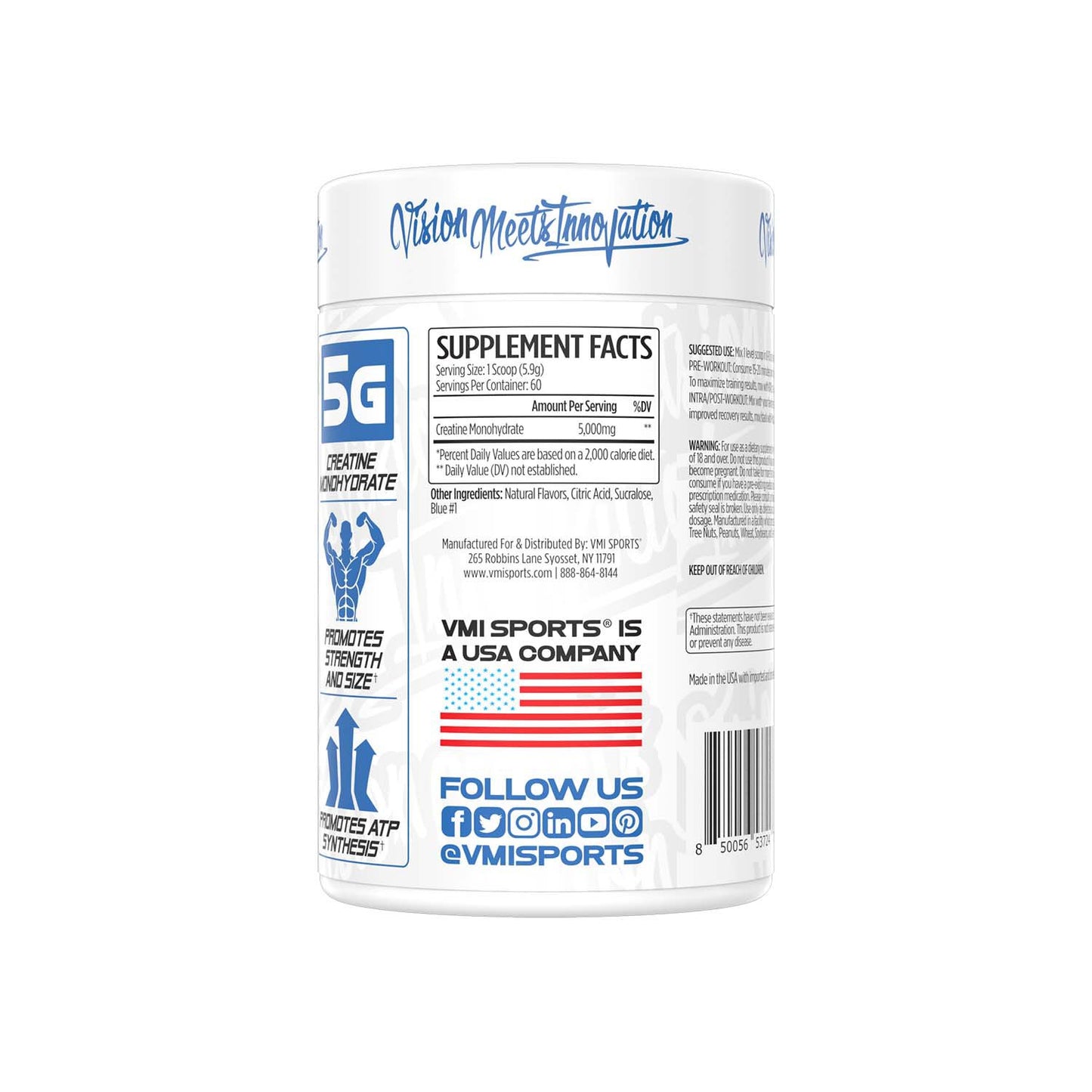 VMI Sports Creatine Monohydrate - Patriot Pop