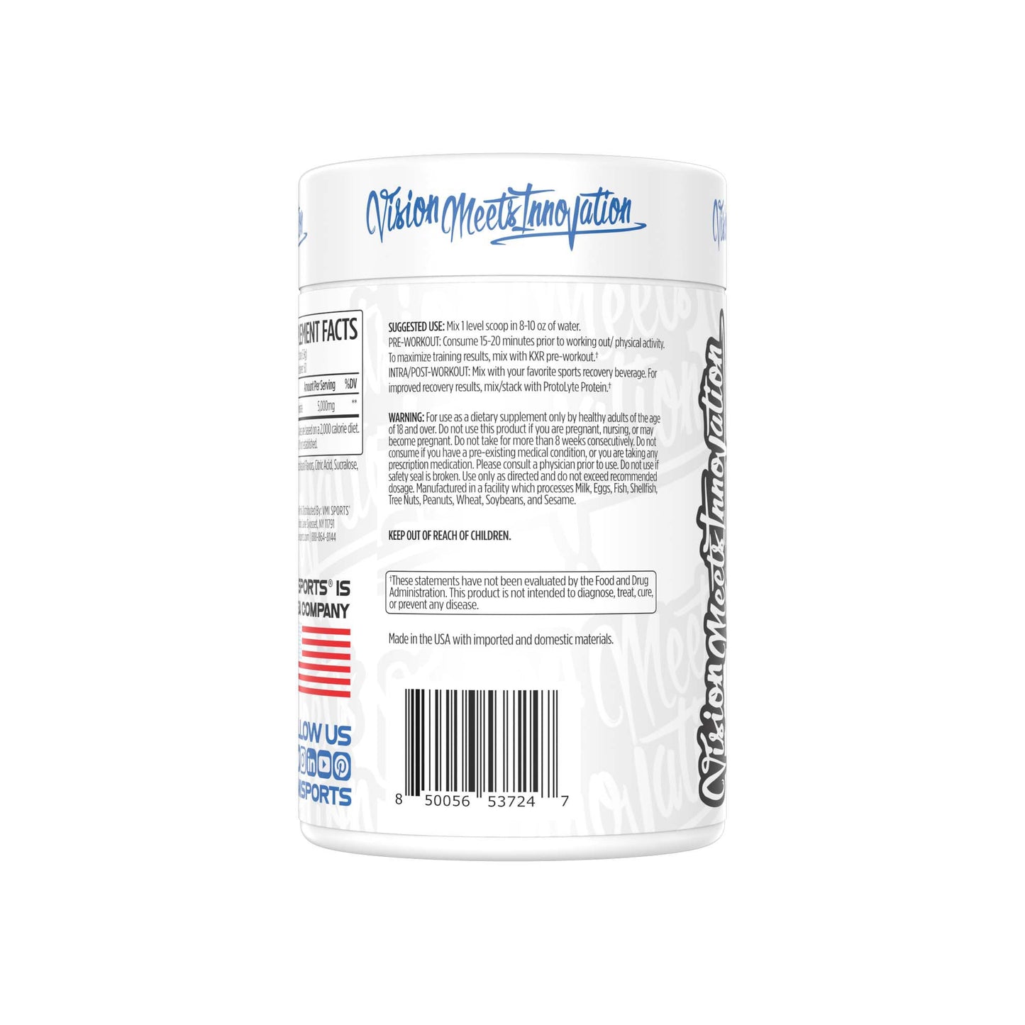 VMI Sports Creatine Monohydrate - Patriot Pop