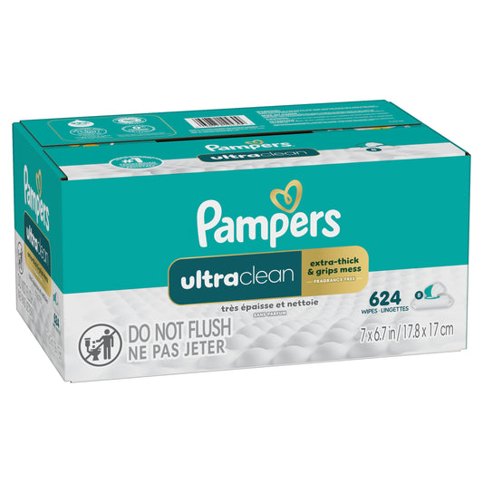 Pampers Free & Gentle Baby Wipes 8 pk