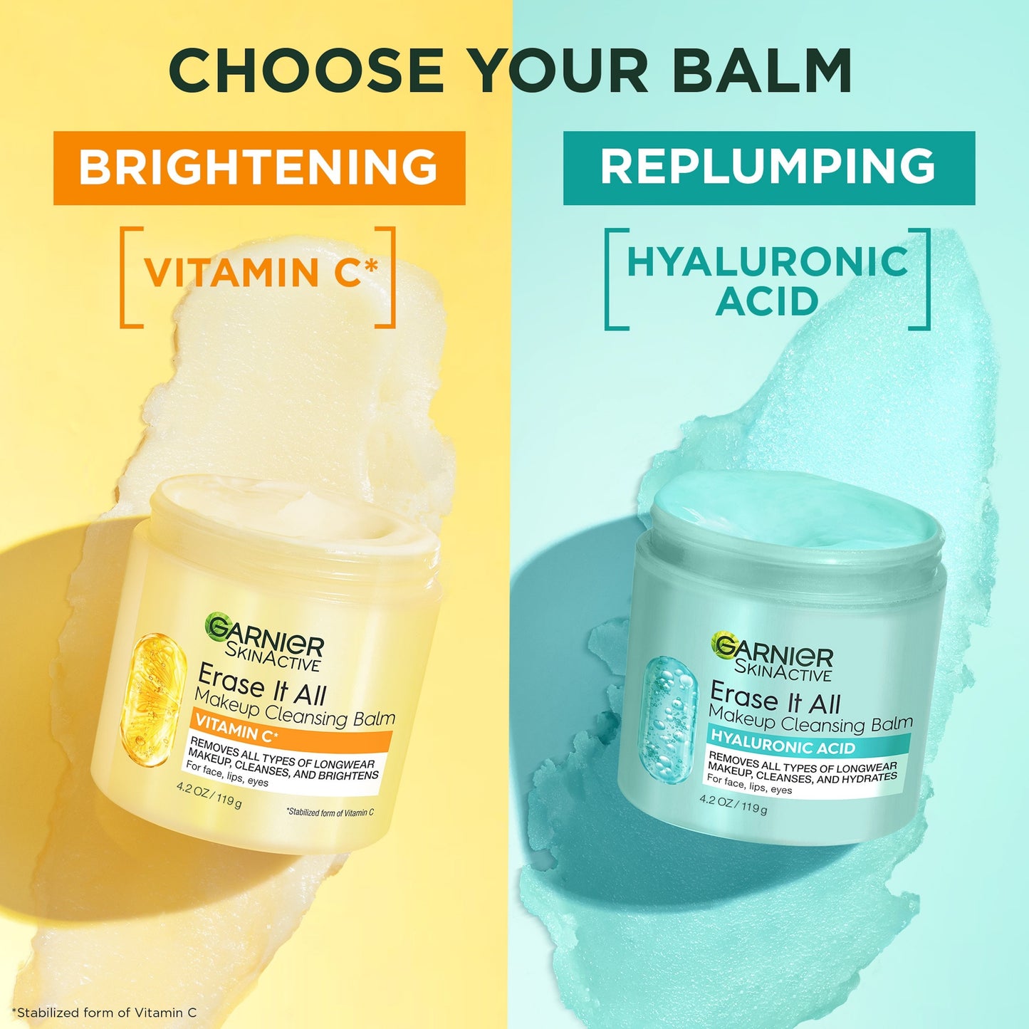 Garnier Skin Active Erase It All Make Up Cleansing Balm +Vitamin C