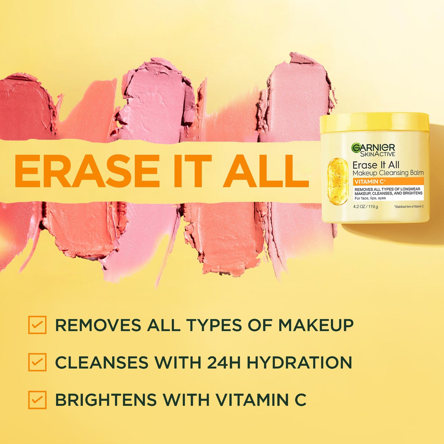 Garnier Skin Active Erase It All Make Up Cleansing Balm +Vitamin C