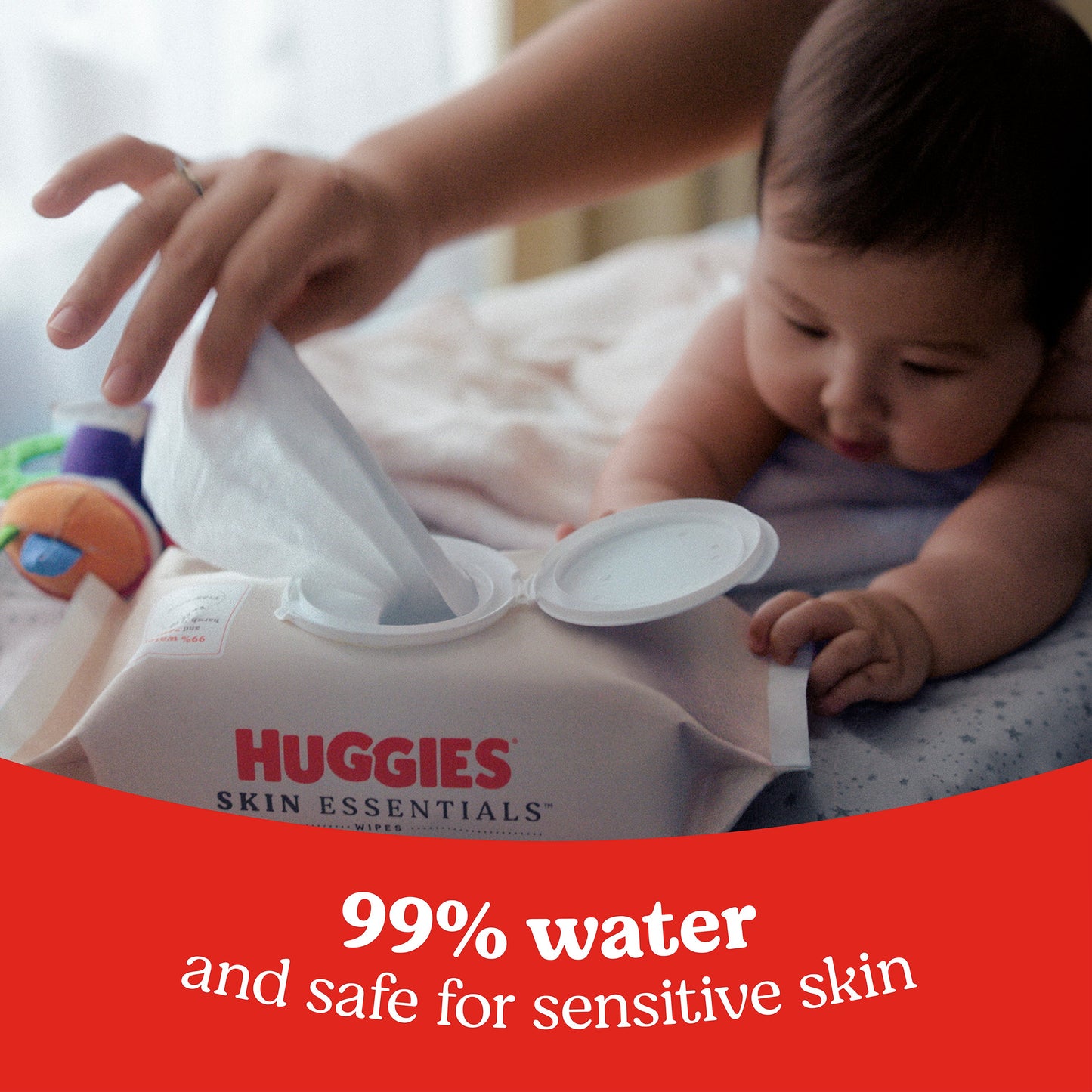 Huggies Skin Essentials Baby Wipes 2 pk