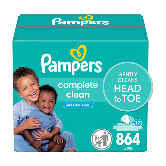 Pampers Baby Clean Baby Wipes - Fresh Scented  12 pk