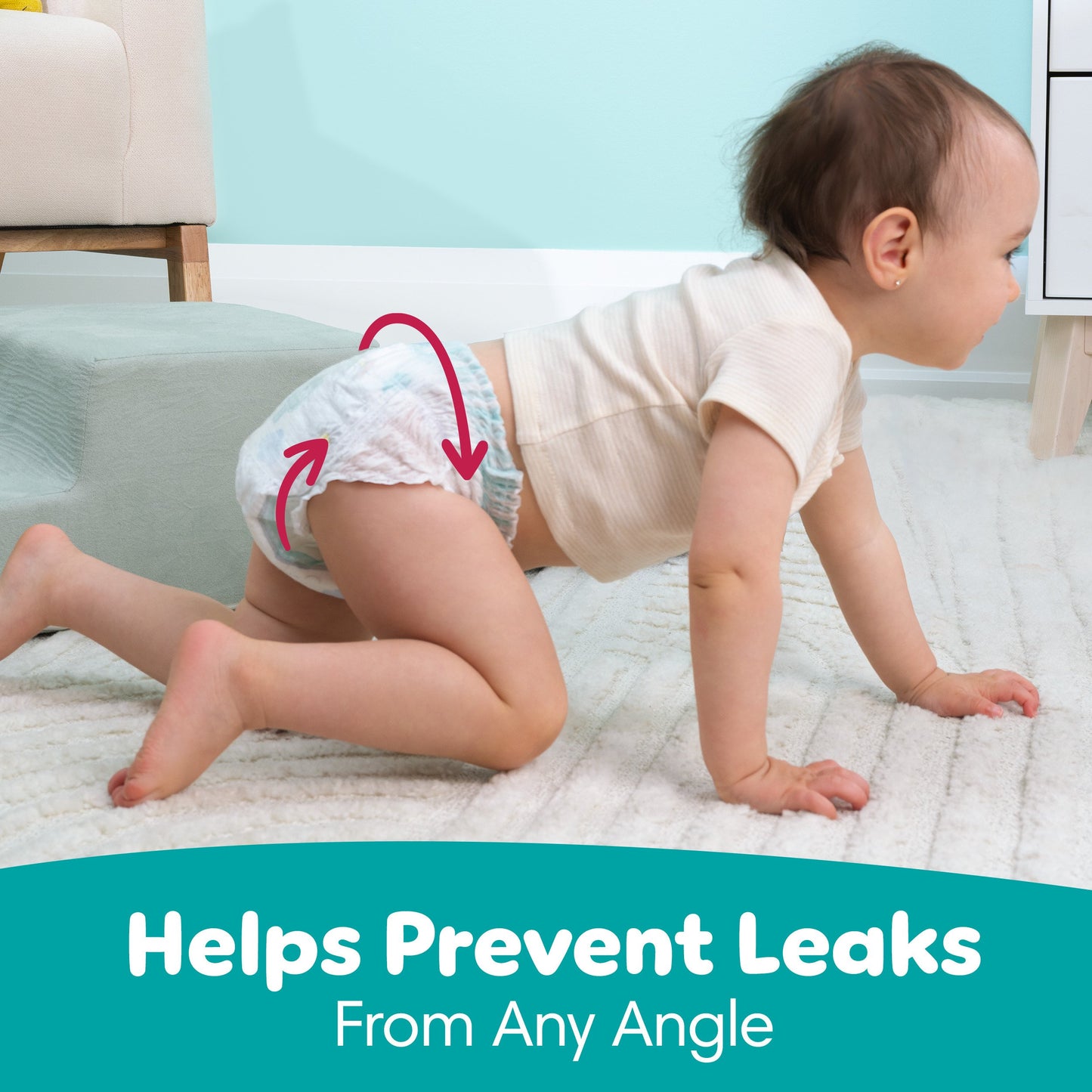 Pampers Swaddlers 360 Degrees Pull On Diaper - Size 4