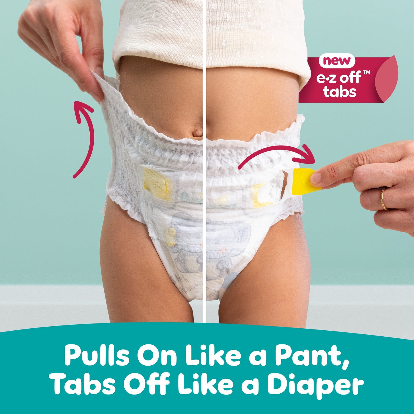 Pampers Swaddlers 360 Degrees Pull On Diaper - Size 4