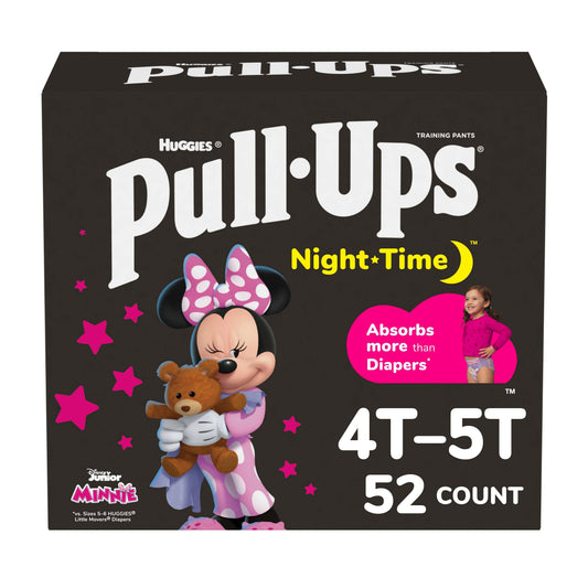 Pull-Ups Girls' Night-Time Potty Training Pants - 4T-5T