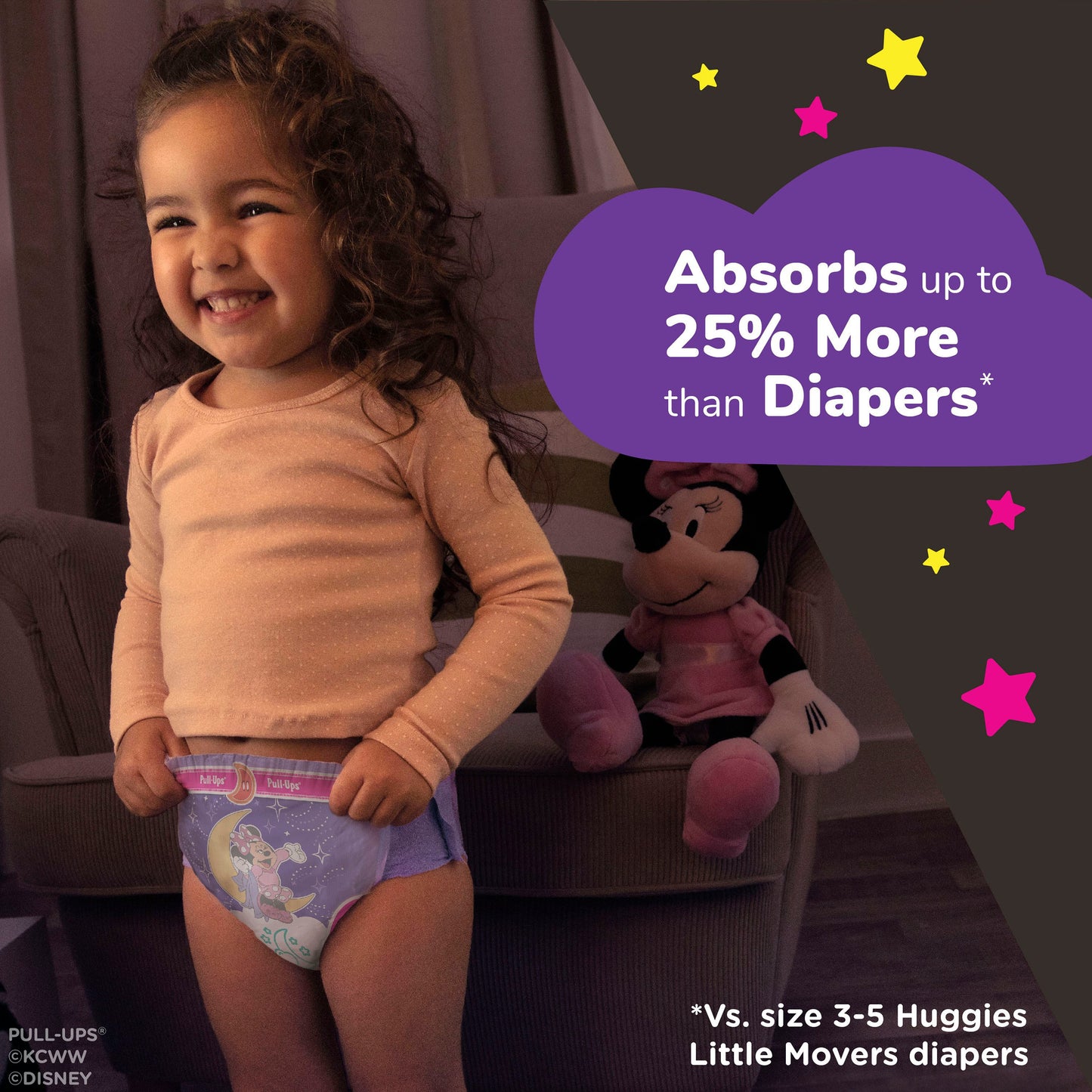 Pull-Ups Girls' Night-Time Potty Training Pants - 4T-5T