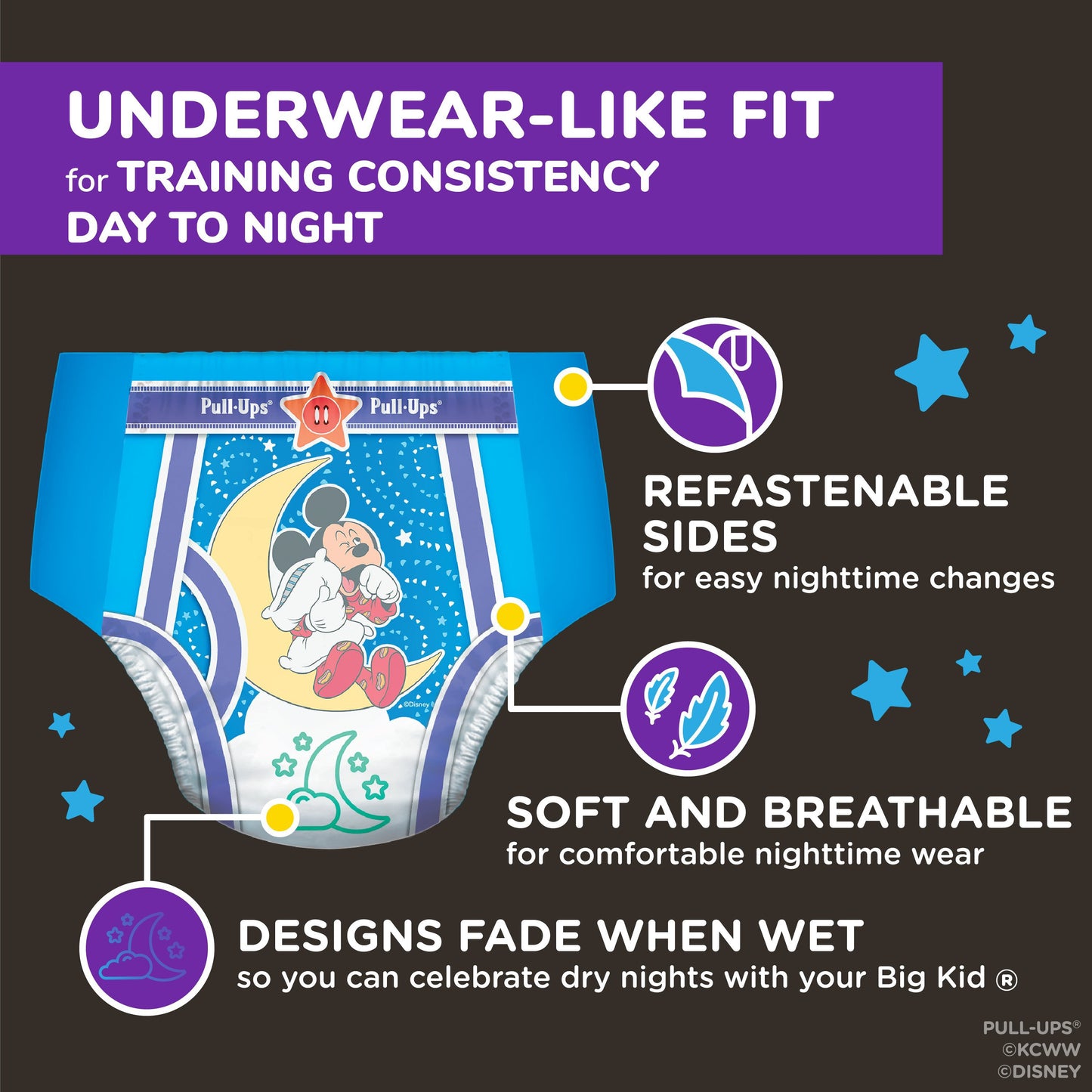Pull-Ups Boys' Night-Time Potty Training Pants - 4T-5T