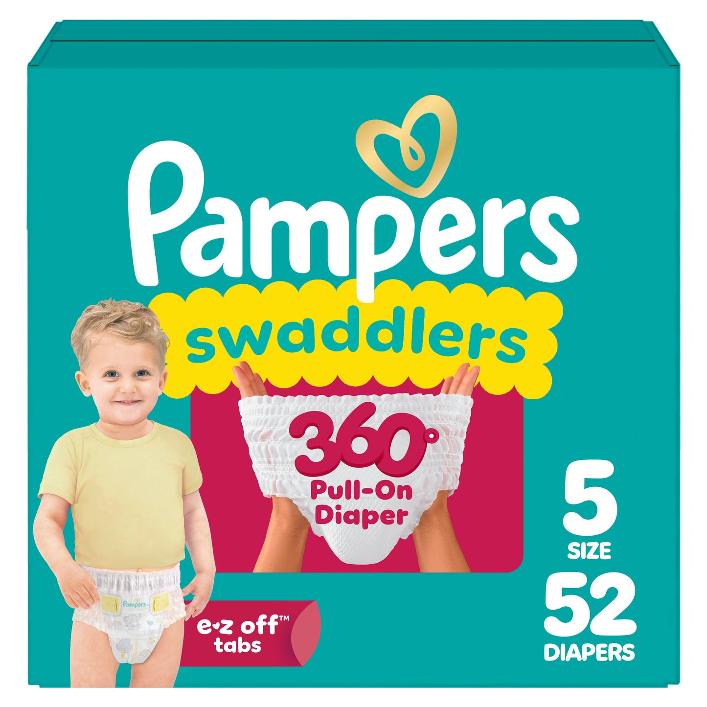 Pampers Swaddlers 360 Diapers - Size 5
