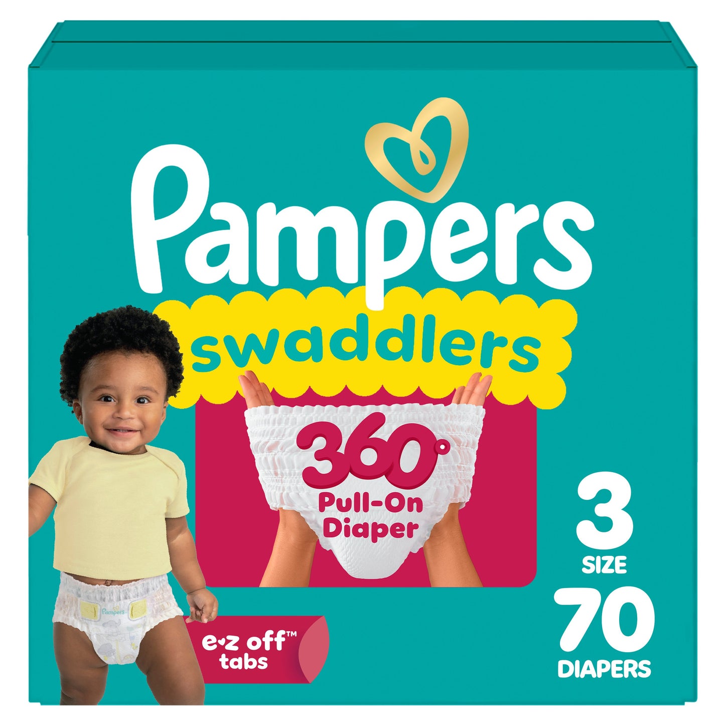 Pampers Swaddlers 360 Diapers - Size 3
