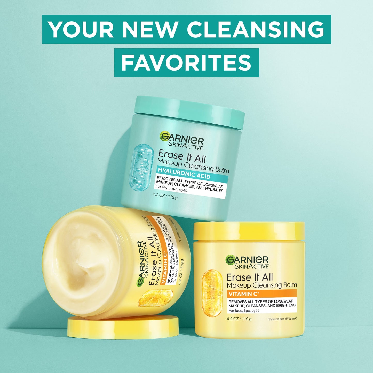 Garnier Skin Active Erase It All Make Up Cleansing Balm +Hyaluronic Acid