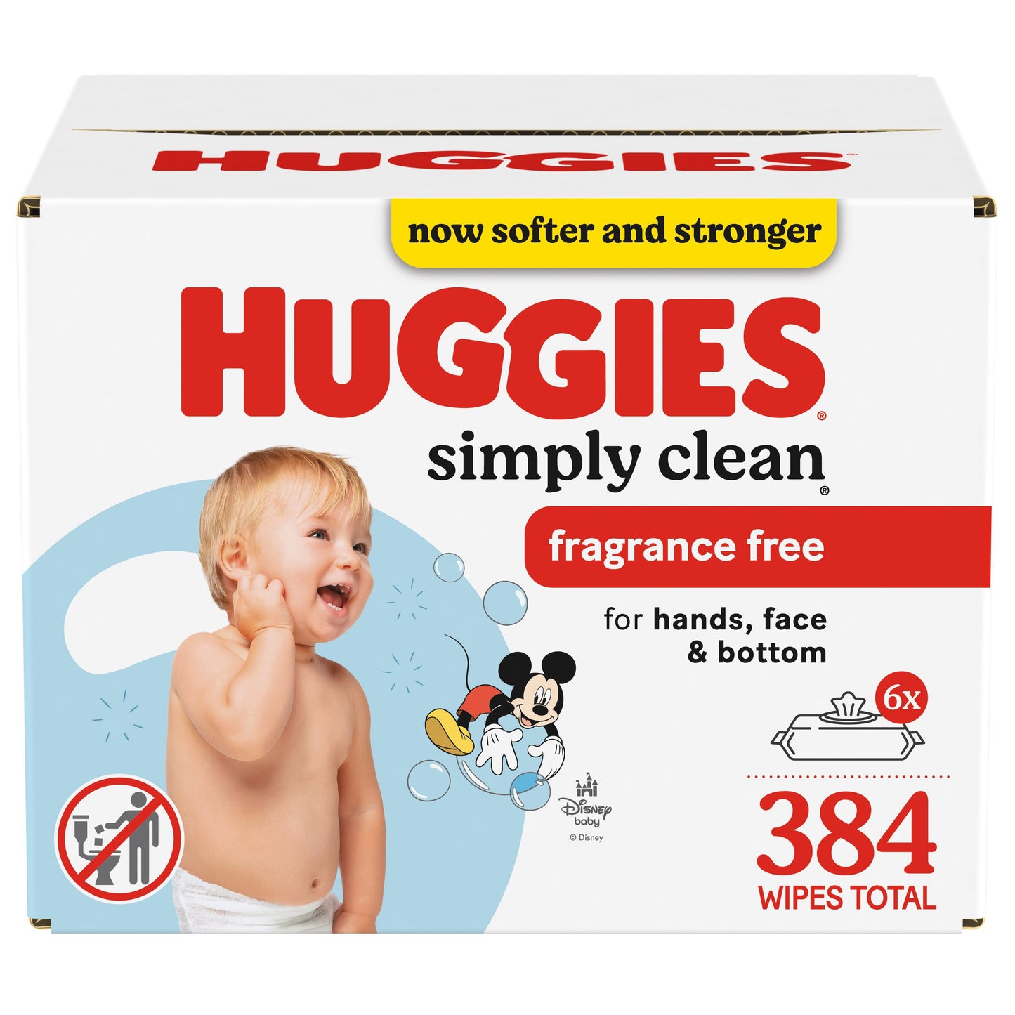 Huggies Simply Clean Baby Wipes - Unscented, 6 pk