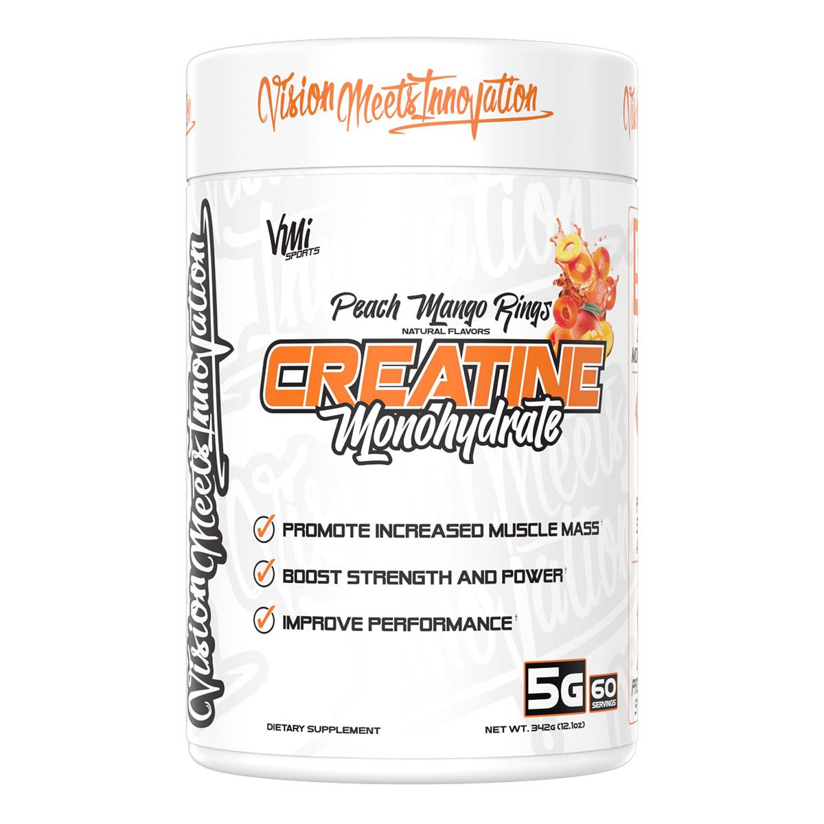 VMI Sports Creatine Monohydrate - Peach Mango Rings