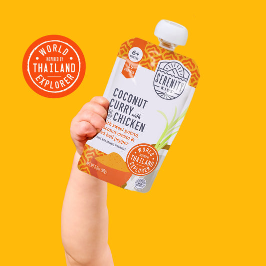 Serenity Kids Baby Food Pouch - Coconut Curry with Free Range Chicken