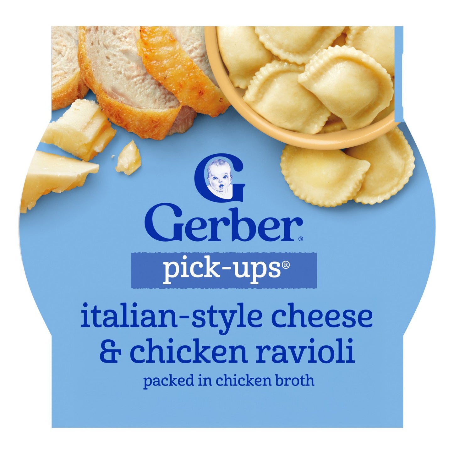 Gerber Mealtime for Toddler Pick-Ups - Italian-Style Cheese & Chicken Ravioli